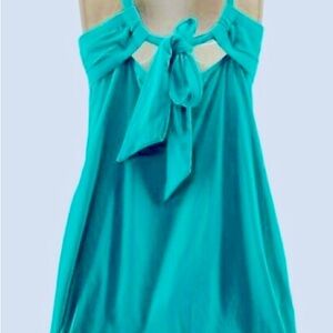 Athleta Turquoise Swim Dress with Back Tie Women’s Size Medium